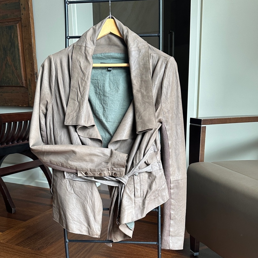 Not your typical Leather jacket! Made in India by Muubaa.